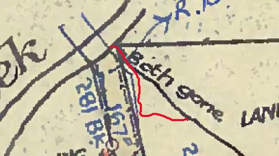 Current creek location